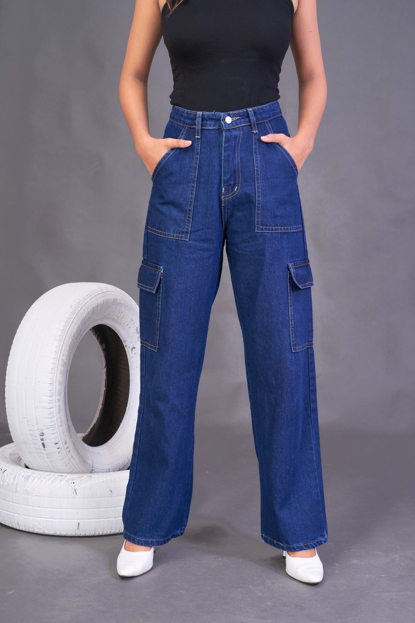 Baggy Pocket Jeans