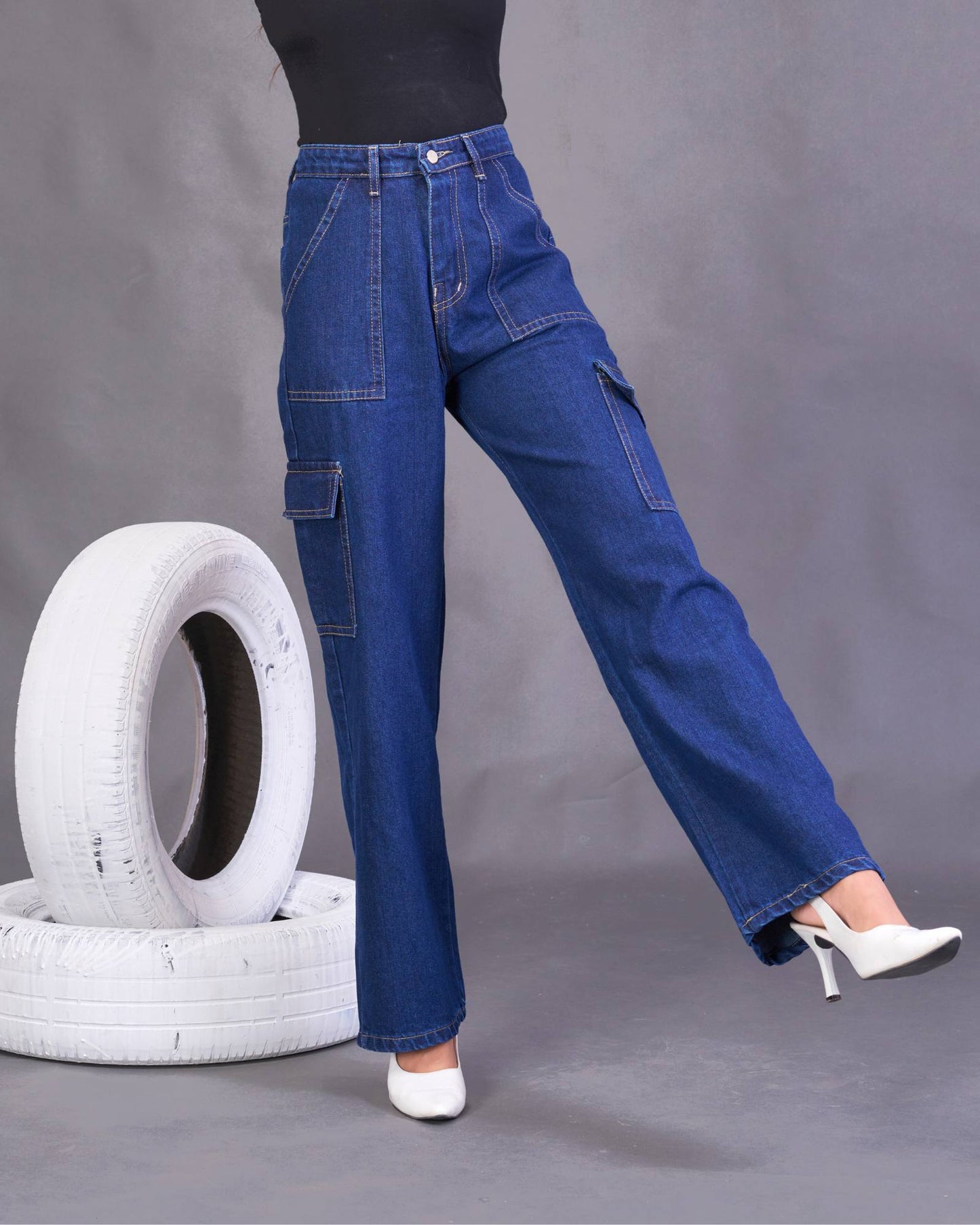 Baggy Pocket Jeans