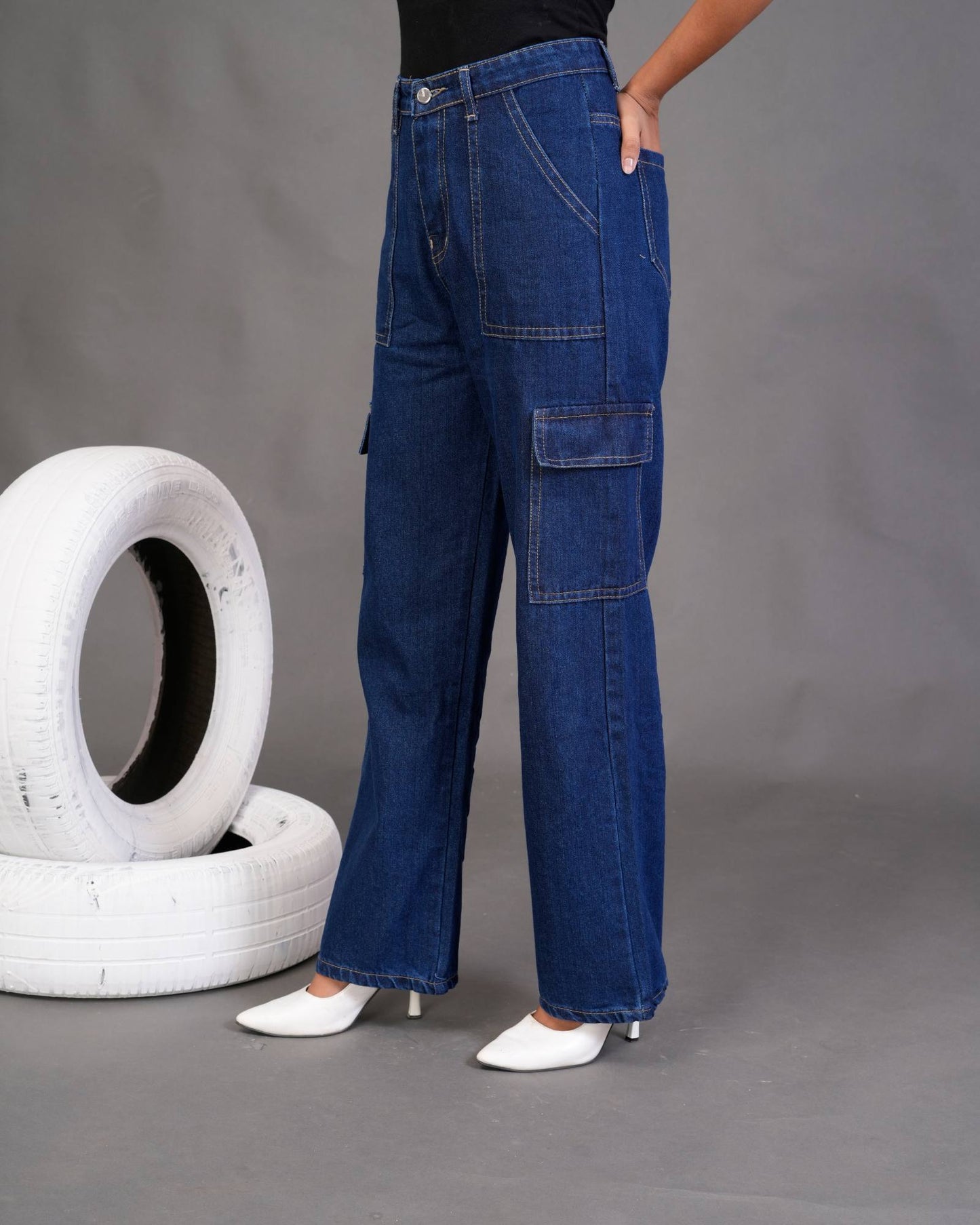 Baggy Pocket Jeans