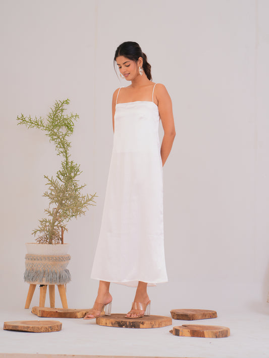 Ivory Elegance Maxi Dress