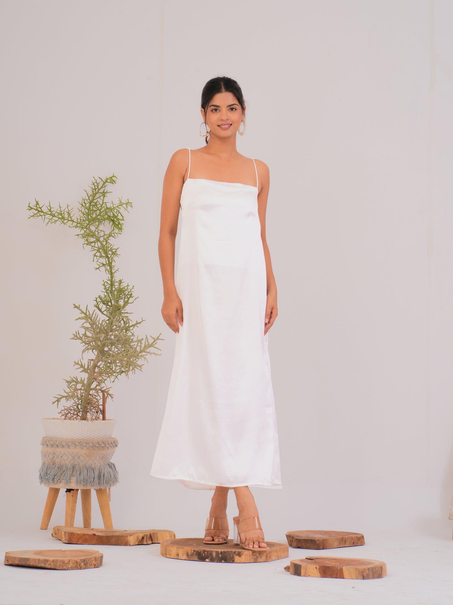 Ivory Elegance Maxi Dress