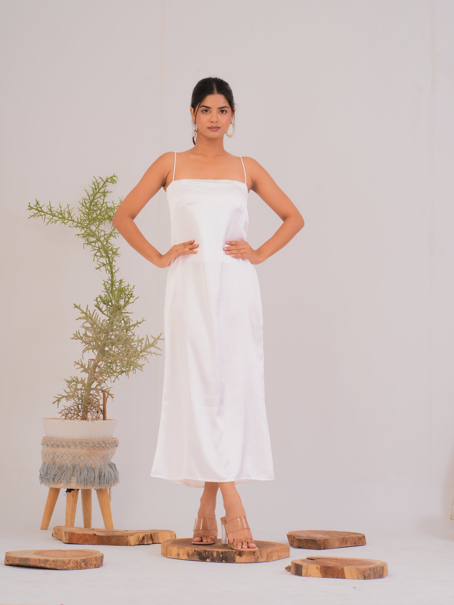 Ivory Elegance Maxi Dress