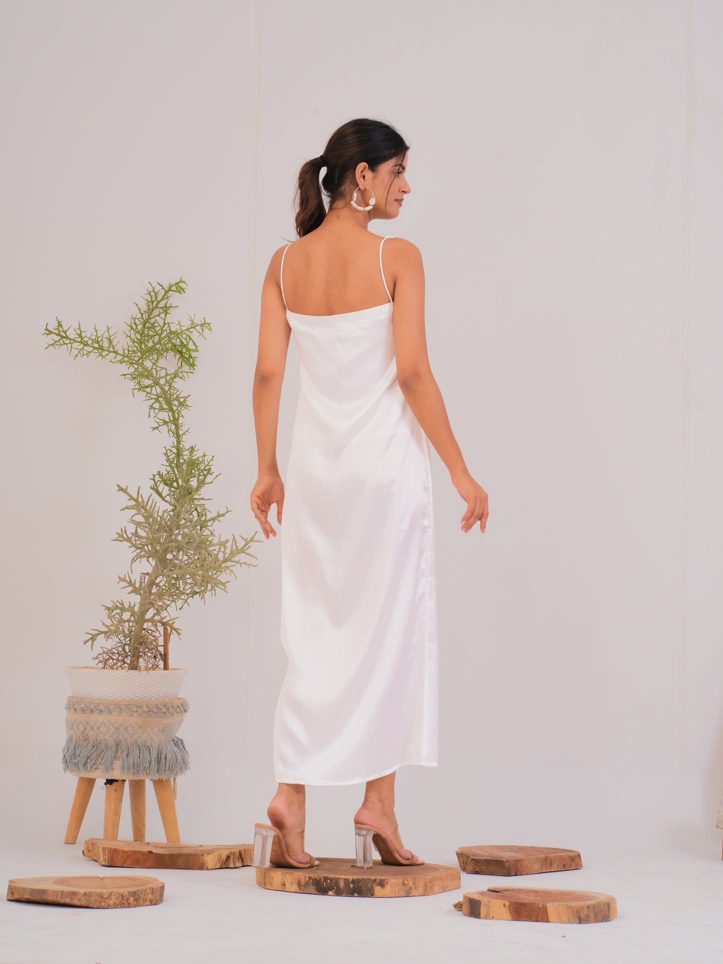 Ivory Elegance Maxi Dress