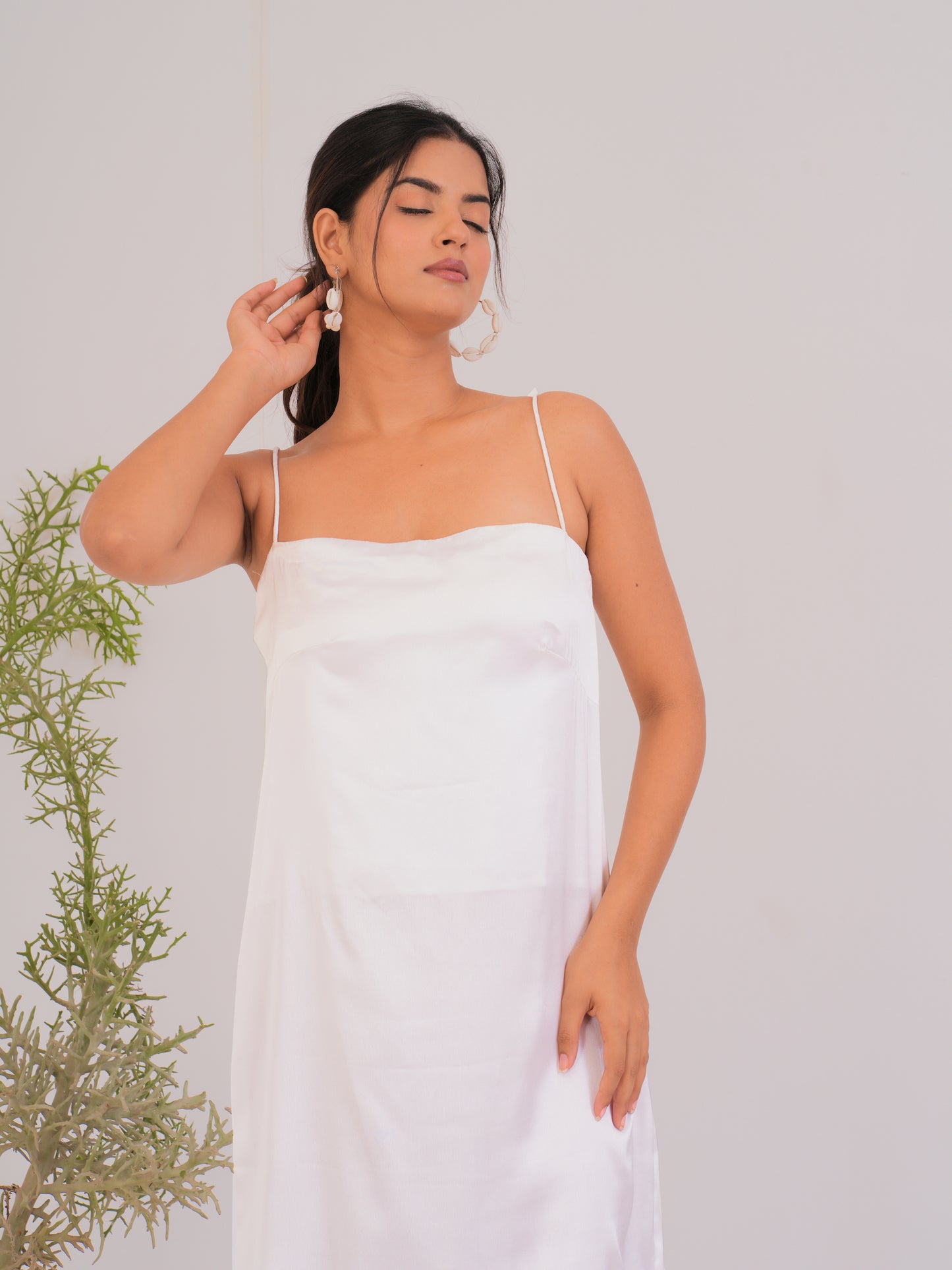 Ivory Elegance Maxi Dress